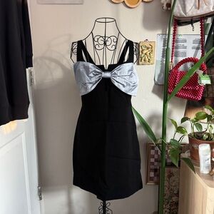 & Other Stories Bow Mini Dress 8